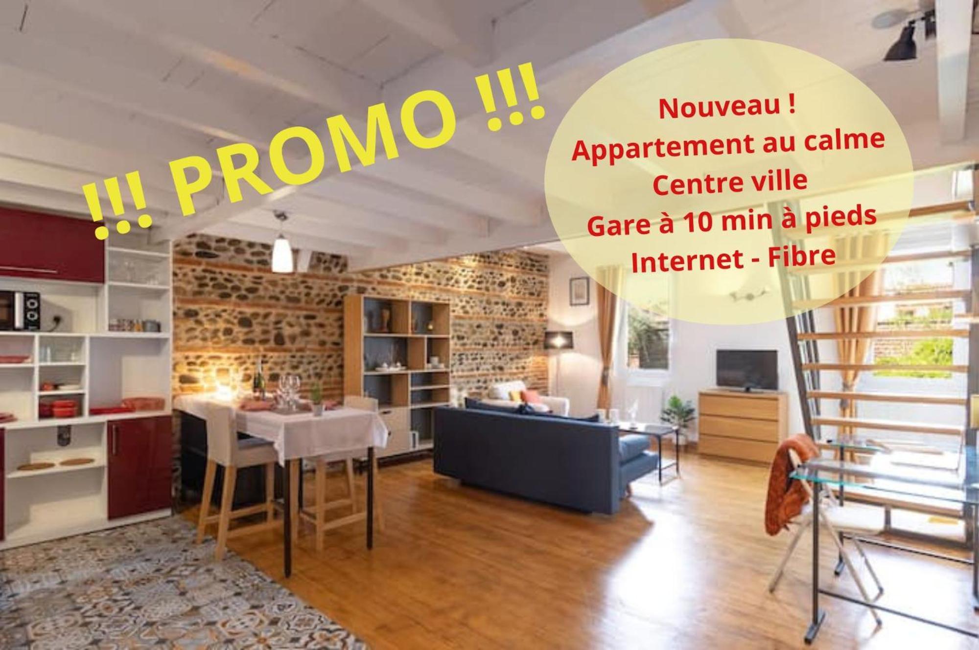 Apartament Le Chaleureux - Un Bijou De Toulouse - So Cozy Zewnętrze zdjęcie